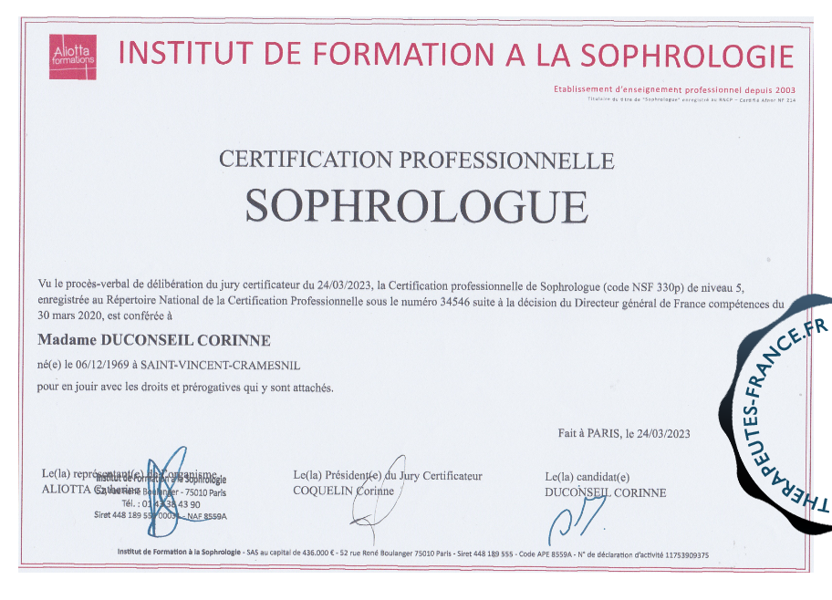 Sophrologie