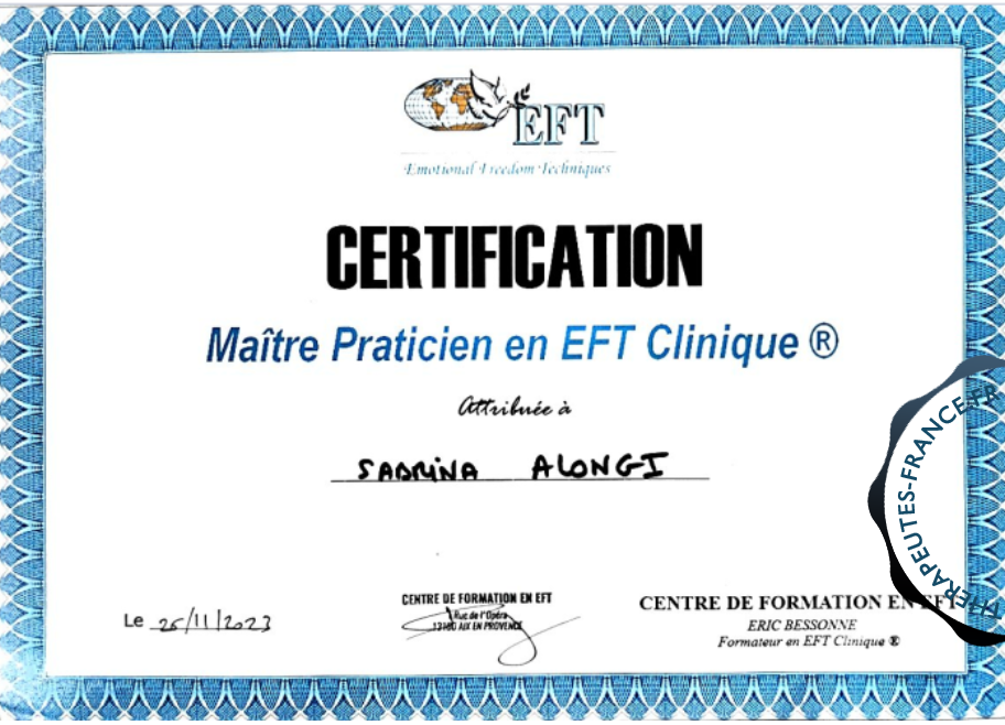 Maitre Praticien EFT Clinique