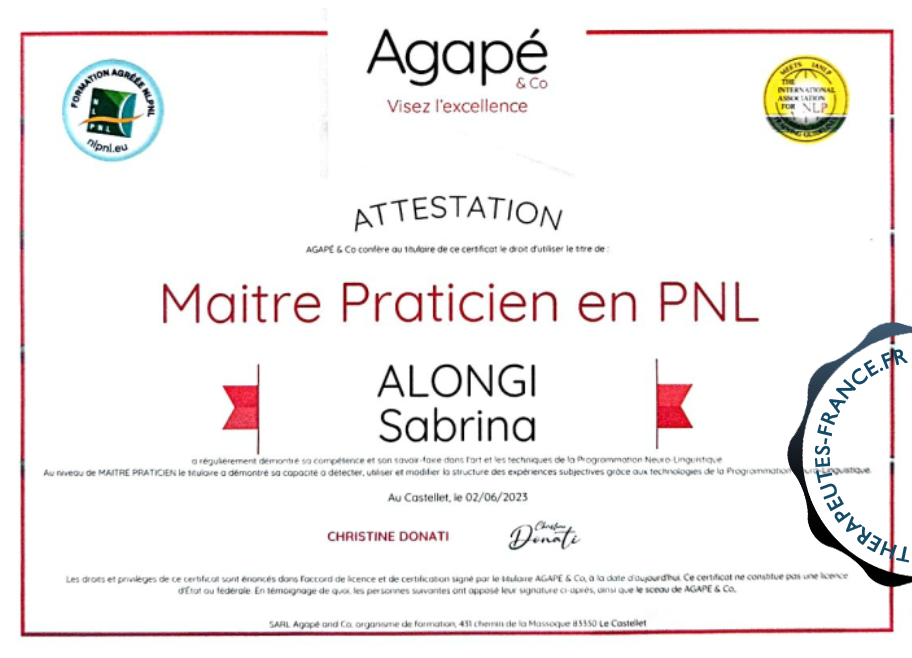 Maitre Praticien PNL