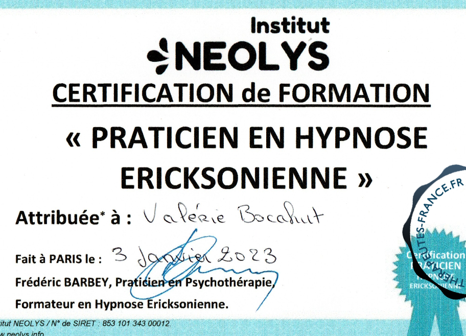 praticien en hypnose Ericksonienne