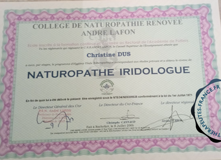 Naturopathe-iridologue