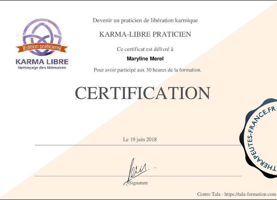 Karma-Libre Praticien